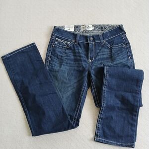 ariat ♡ straight mid rise western jeans